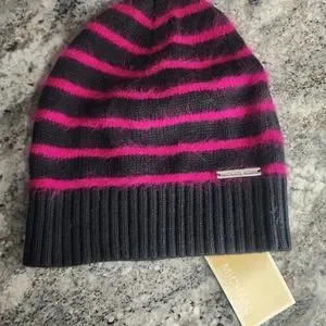 Michael Kors Angora Rabbit Hair Beanie With Water Diamonds in Lilac/ one size Michael Kors Angora Rabbit Hair Beanie With Water Diamonds  main image 4